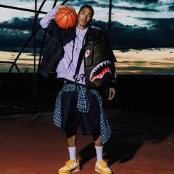 Zaino SPRAYGROUND stampa Sharks in Paris Blur